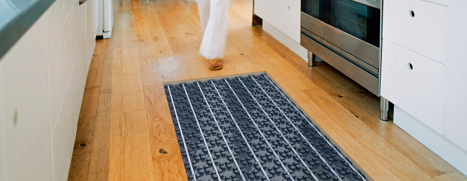 Wand- und Fußbodenheizung